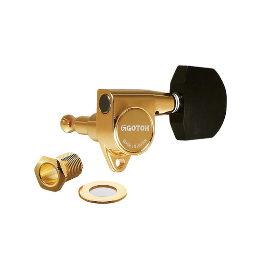 Gotoh SG301 Deluxe Machine Heads (18 To 1 Gear Ratio) - Gold