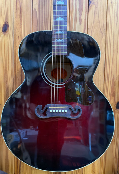 Gibson J-100 Xtra Jumbo Acoustic Guitar - Black Cherry - Pre-Loved