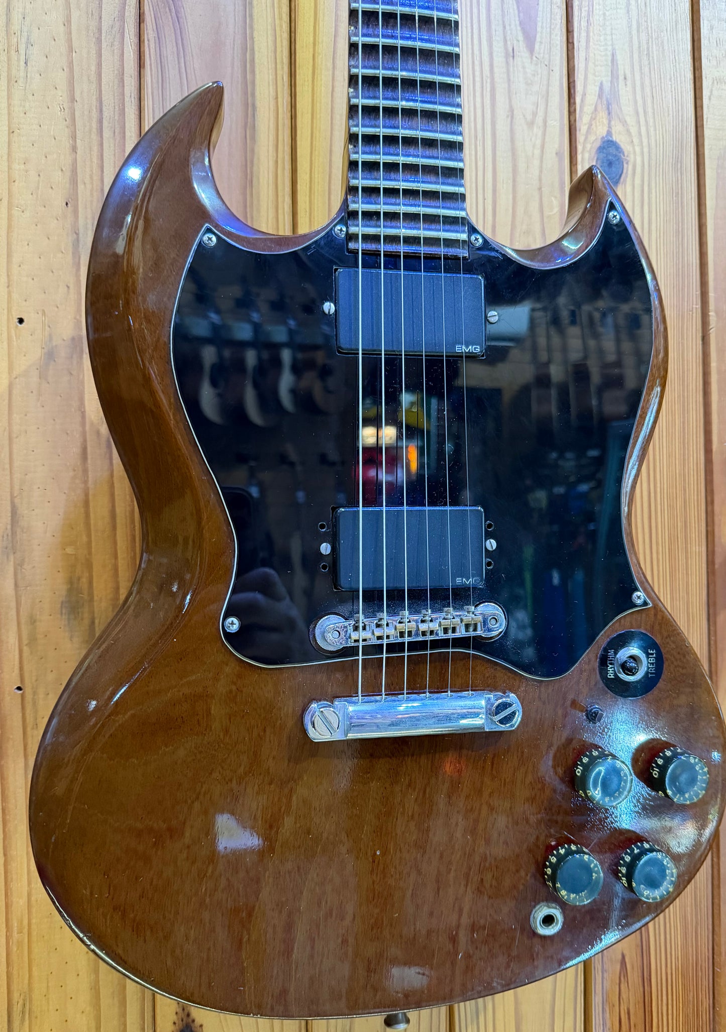 Gibson SG Early 70s Modded - Walnut - Pre-Loved