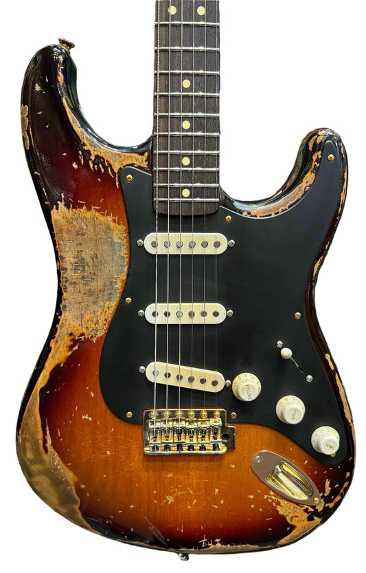 LSL Instruments Saticoy SRV Tribute - 3-Tone Sunburst - 'Crossfire'