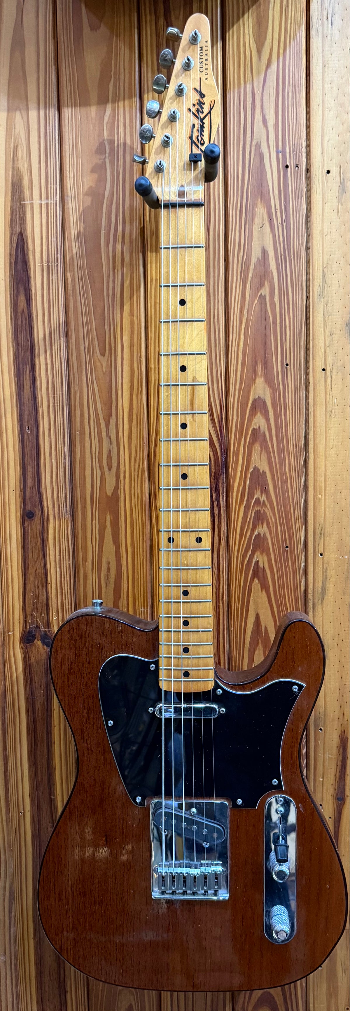 Tomkins T-Style Electric Guitar - Made in Australia - Red Cedar - Pre-Loved