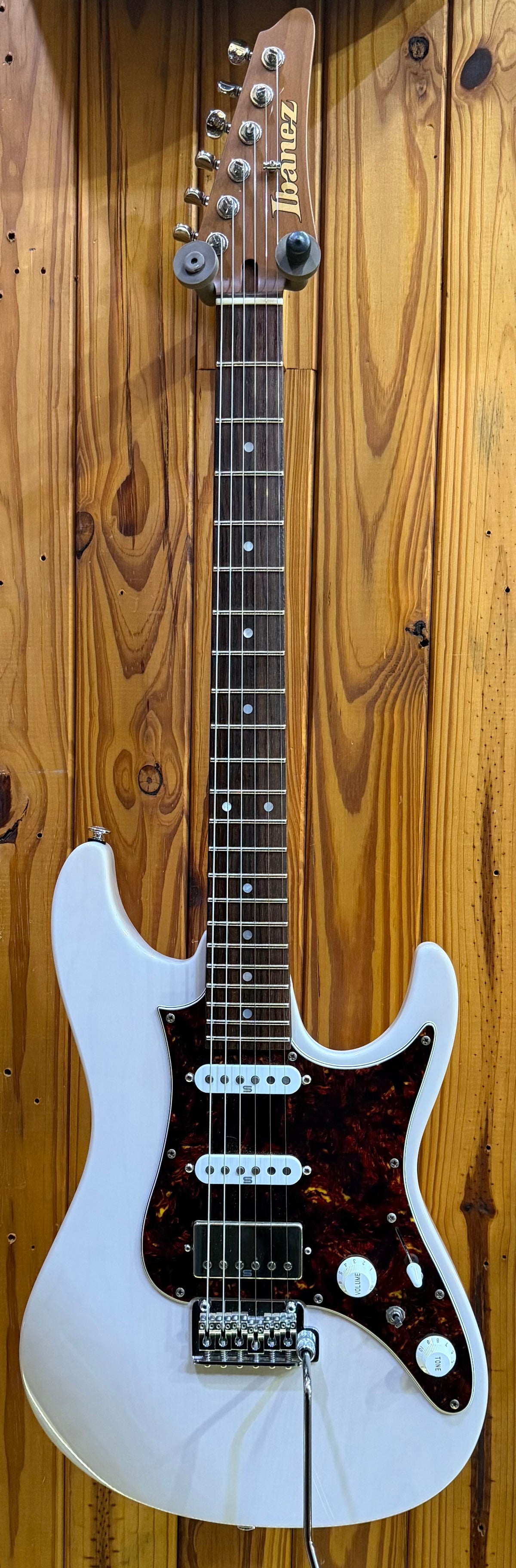 Ibanez AZ2204N Prestige Electric Guitar - Antique White Blonde - Pre-Loved