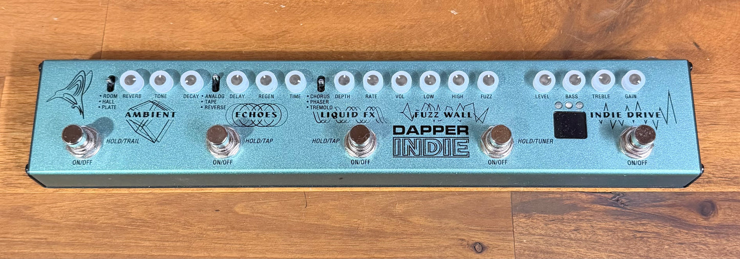 Valeton Dapper Indie Multi-FX Strip w/ Overdrive / Fuzz / Modulation - Pre-Loved