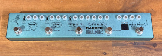 Valeton Dapper Indie Multi-FX Strip w/ Overdrive / Fuzz / Modulation - Pre-Loved
