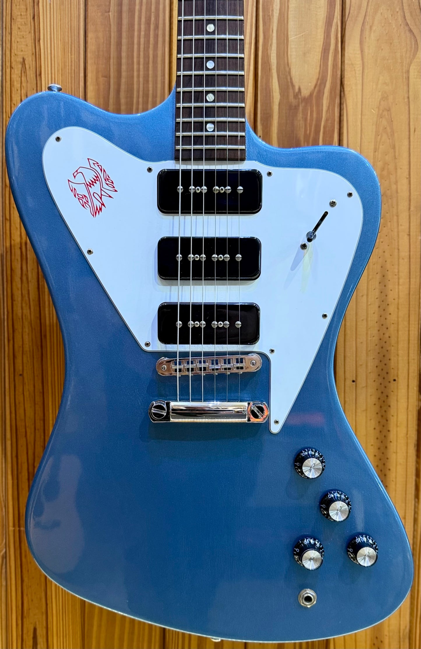 Gibson 2011 Firebird Non-Reverse III with 3 P-90s - Pelham Blue