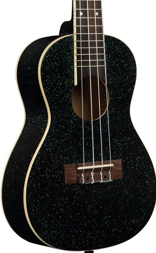 Kala Concert Sparkle Ukulele - Black