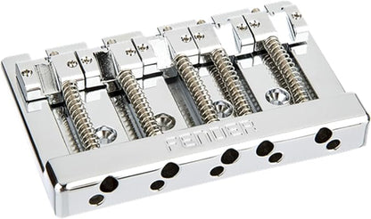 Fender HiMass 5-String Bass Wide Bridge Assembly with Zinc Saddles - Chrome