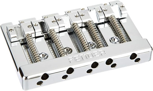Fender HiMass 5-String Bass Wide Bridge Assembly with Zinc Saddles - Chrome