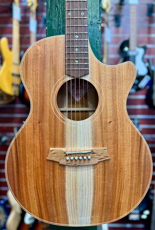 Cole Clark TL2EC Thinline - Solid Blackwood w/ Pickup & Hardcase