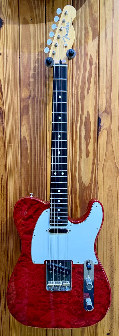 Fender 2024 Collection Made in Japan Hybrid II Telecaster - Quilt Top - Red Beryl - Pre-Loved