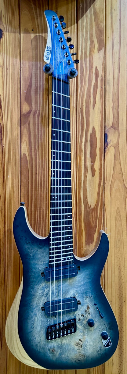 Schecter Reaper-7 Multiscale - Charcoal Burst - Pre-Loved