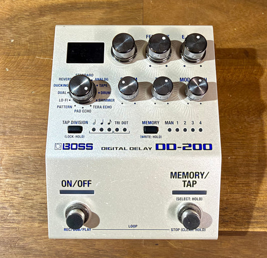Boss DD-200 Digital Delay Pedal - Pre-Loved