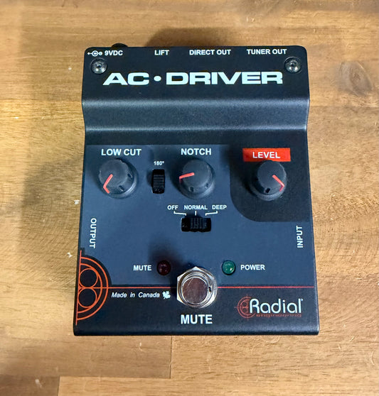 Radial Tonebone AC Driver - Acoustic Instrument Preamp & DI - Pre-Loved