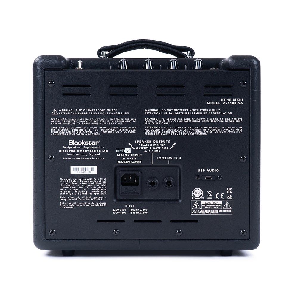Blackstar HT-1R MK III Combo Guitar Amplifier