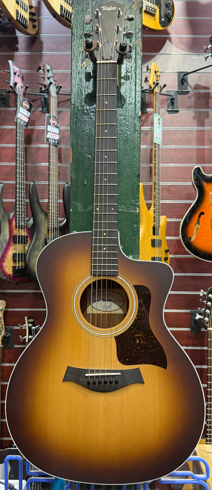 Taylor 214CE-K-SB Koa Acoustic Guitar - Sunburst - Pre-Loved
