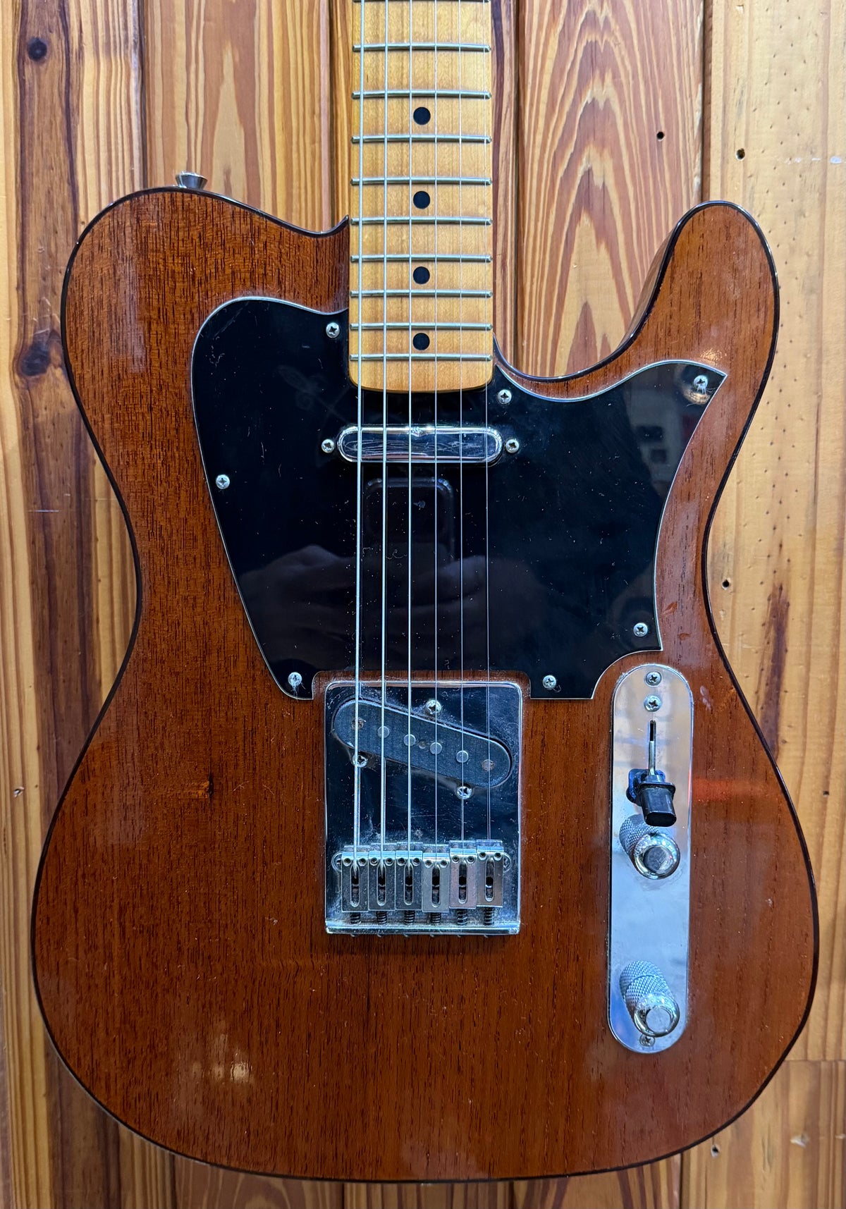 Tomkins T-Style Electric Guitar - Made in Australia - Red Cedar - Pre-Loved