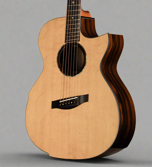 East E2FC Fan-Fret Hand Made Acoustic Guitar