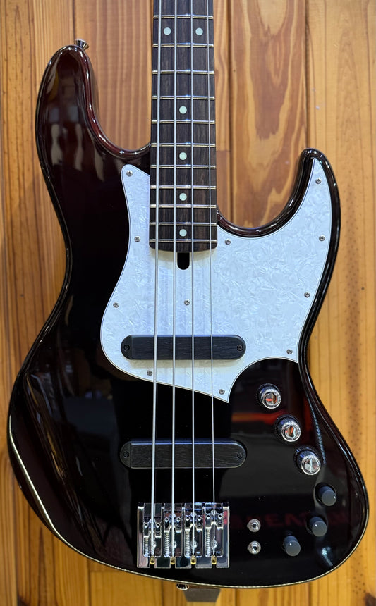 Xotic XJ-1T 4-String Jazz Bass - Alder - Black Cherry Metallic - #3653