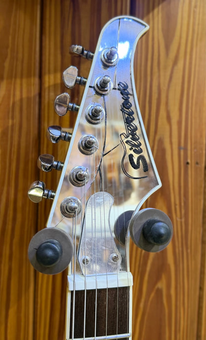 Silvertone Paul Stanley Apocalypse Cracked Mirror Electric Guitar - Pre-Loved