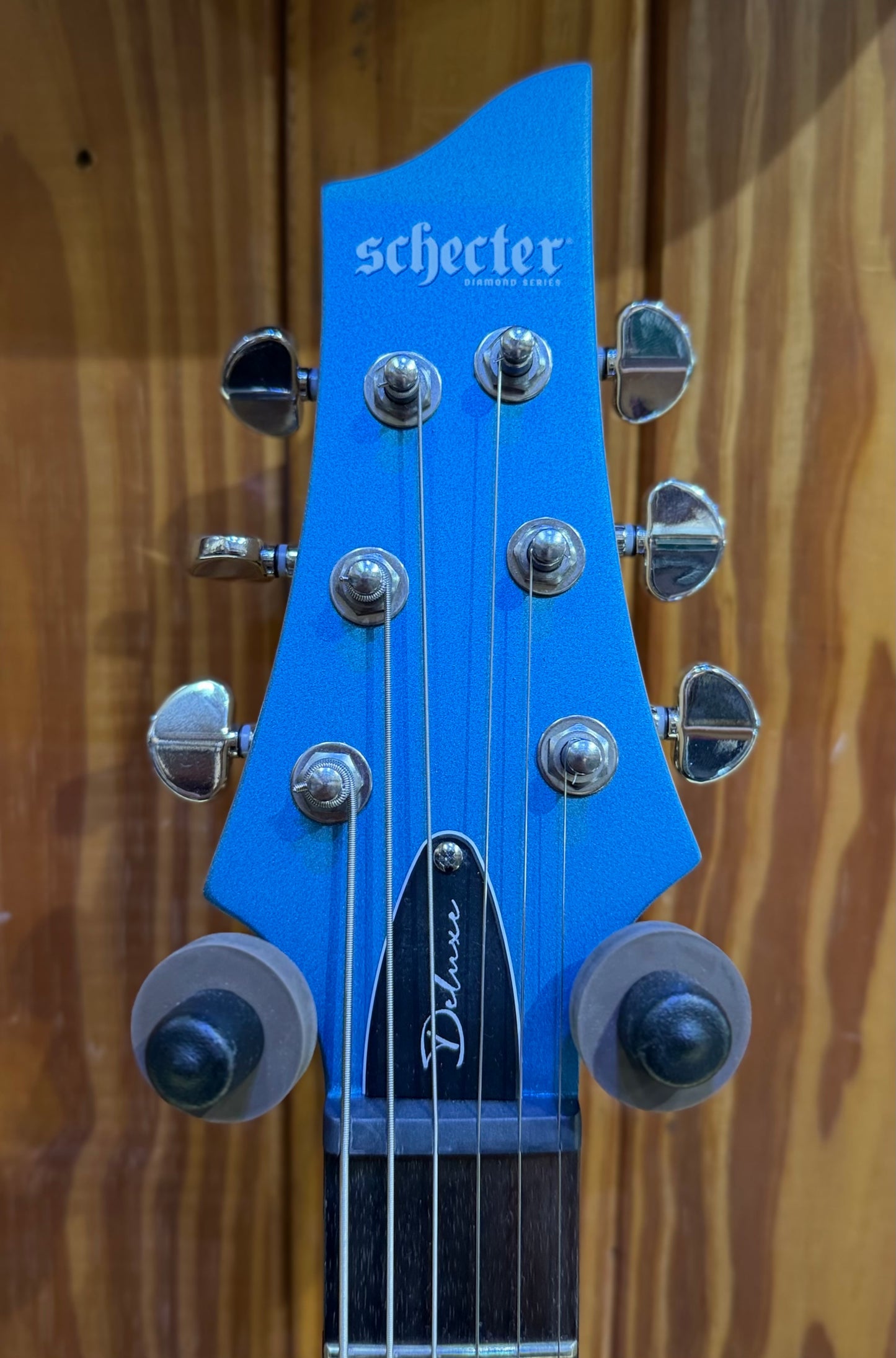 Schecter C-6 Deluxe - Satin Blue - Pre-Loved
