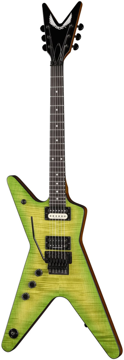Dean ML 79 Floyd Flame Top Electric Guitar - Duncans Slime - Left Handed