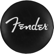 Fender Spaghetti Logo Pick Pouch Barstool - Black And Chrome