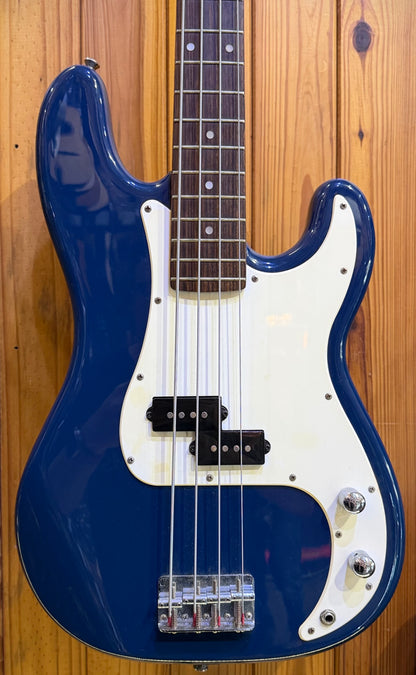 Phoenix Precision-Style Bass - Dark Blue - Pre-Loved.