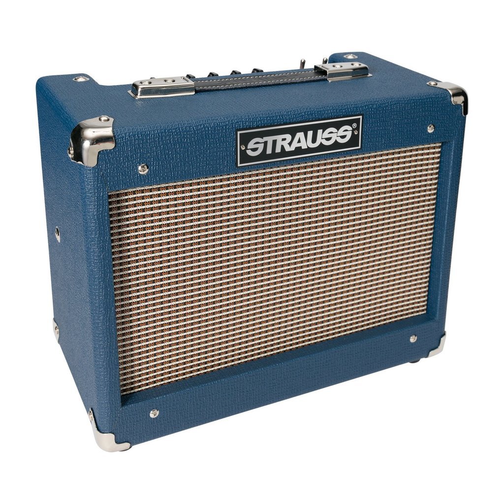 Strauss SM-T5 5 Watt Combo Valve Amplifier - Blue