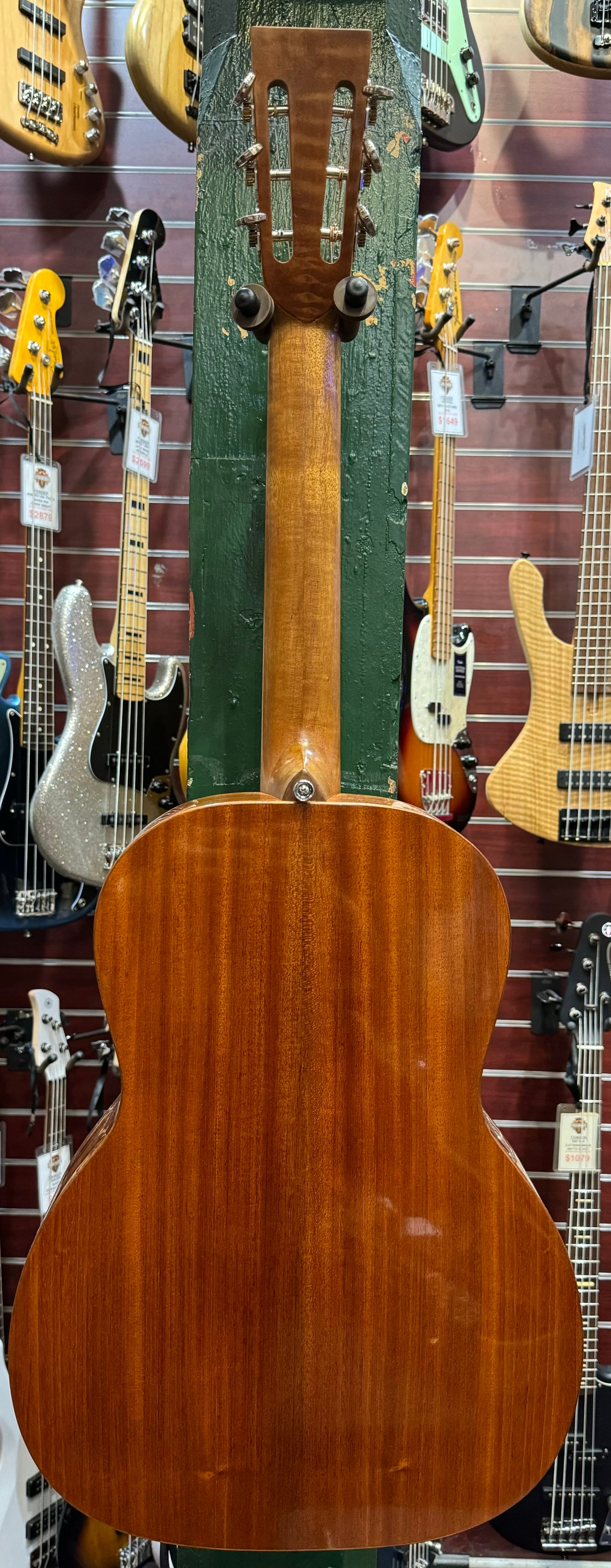 Burrows Triple 0 Parlour #009 w/ Pickup & Hard Case