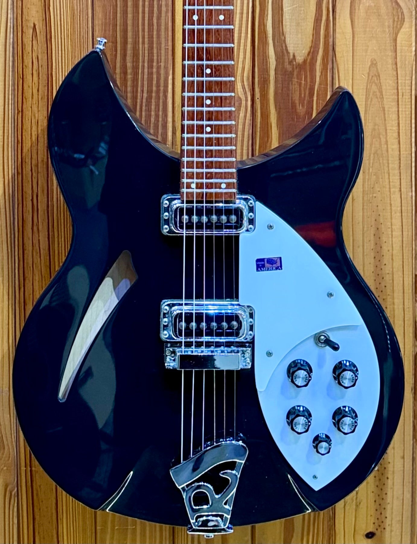 Rickenbacker 330 Jet Black - Pre-Loved