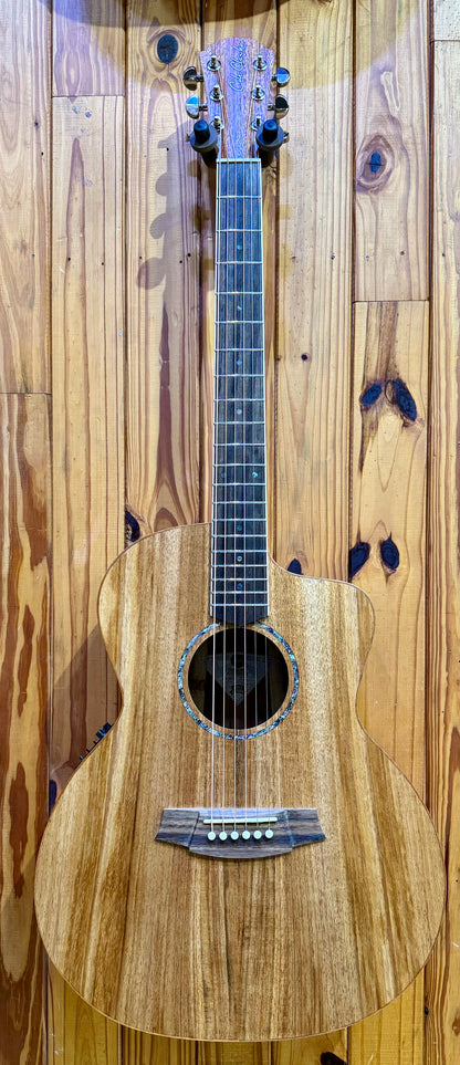 Cole Clark Studio Angel SAN1EC-BLBL All Blackwood