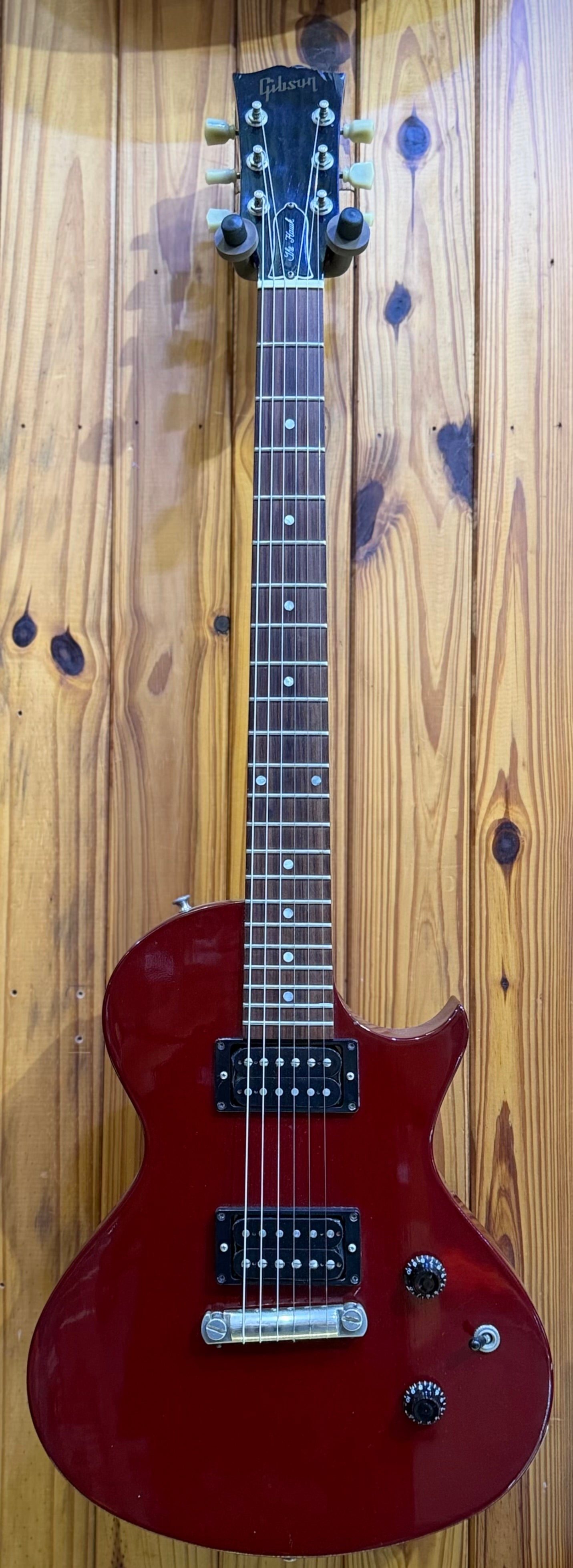 Gibson 'The Hawk' 1996 Electric Guitar - Trans Red - Pre-Loved