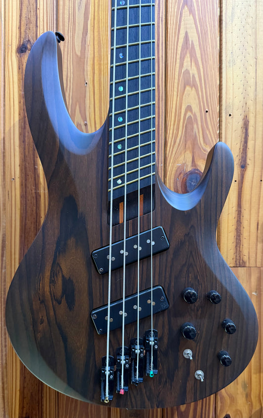 LTD B-1004 Multi-Scale Bass Guitar in Ziricote Natural - Pre-Loved