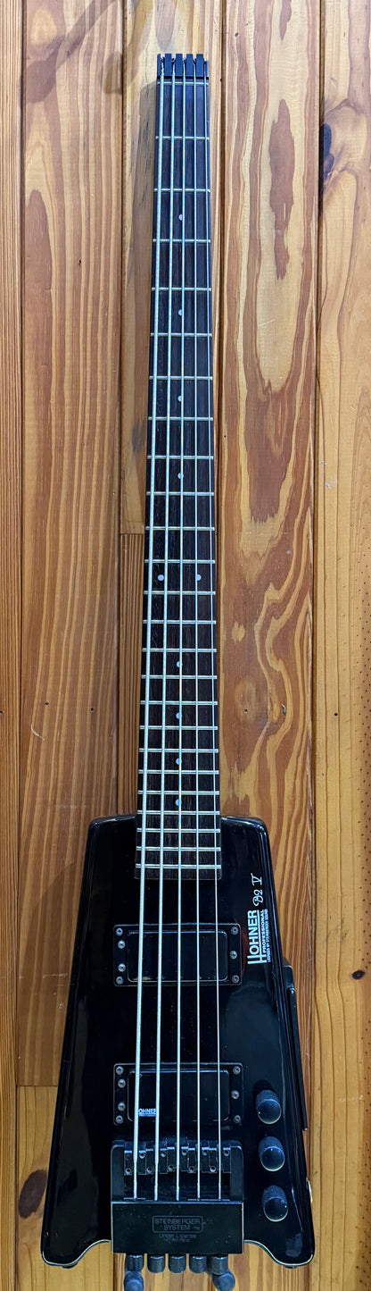 Hohner B2B Headless Electric Bass Guitar - Black - Pre-Loved