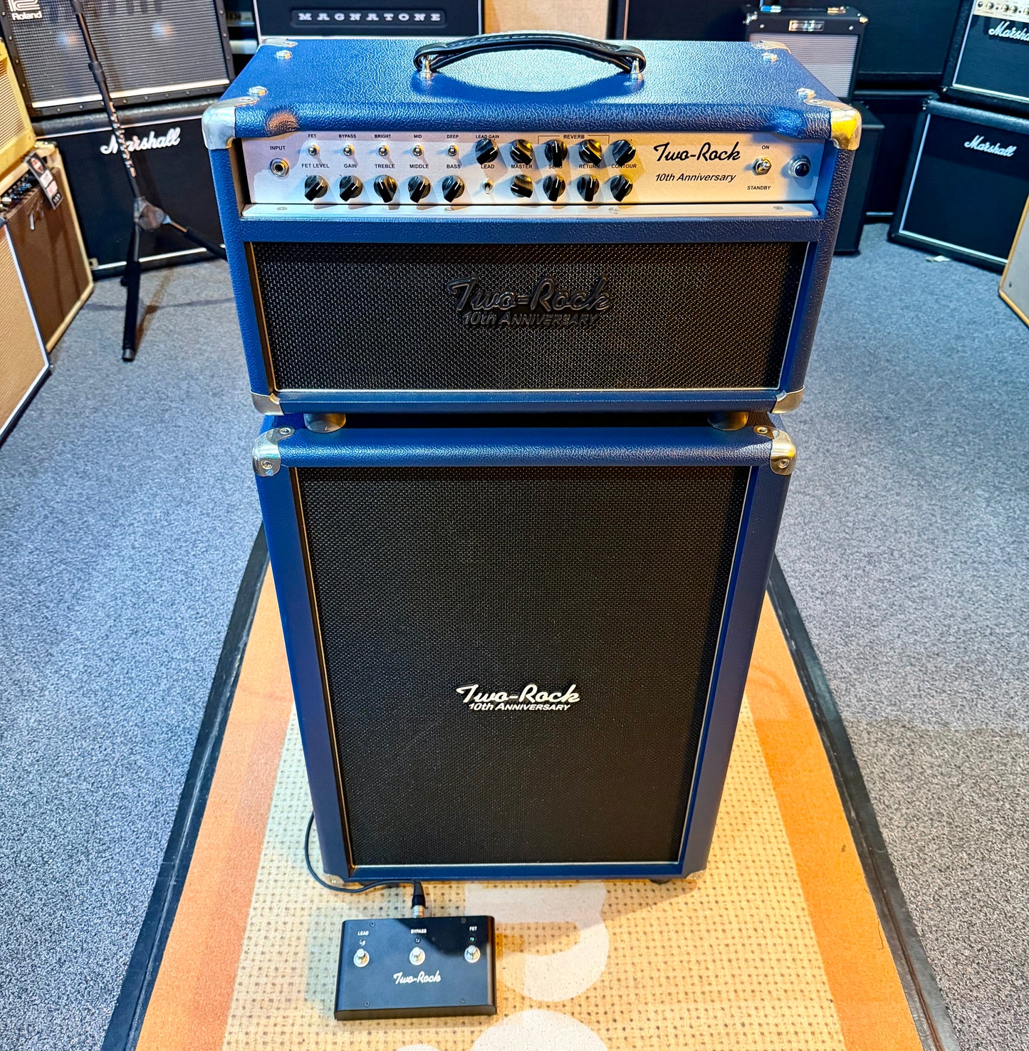 Two Rock 10th Anniversary 50W Head & Cabinet Guitar Amplifier - Pre-Loved