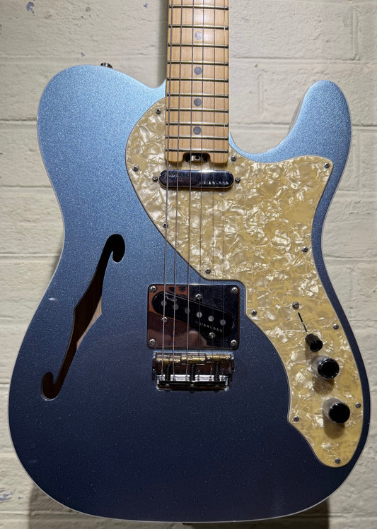 American Elite Telecaster Thinline - Mystic Ice Blue - Pre-Loved