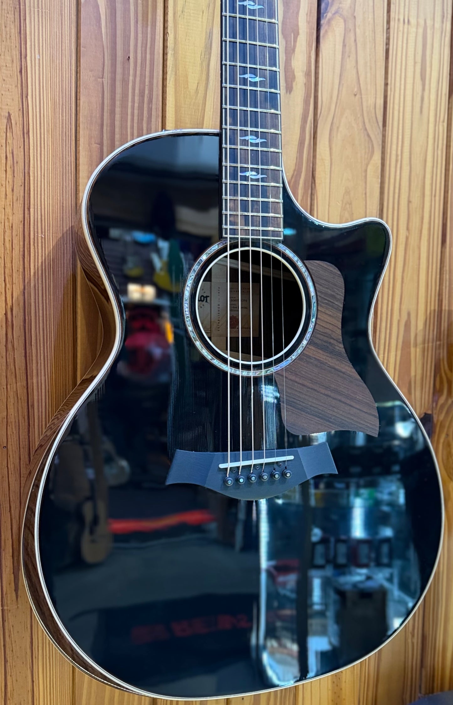 Taylor 814ce Special Edition - Black Top Acoustic Guitar - Pre-Loved