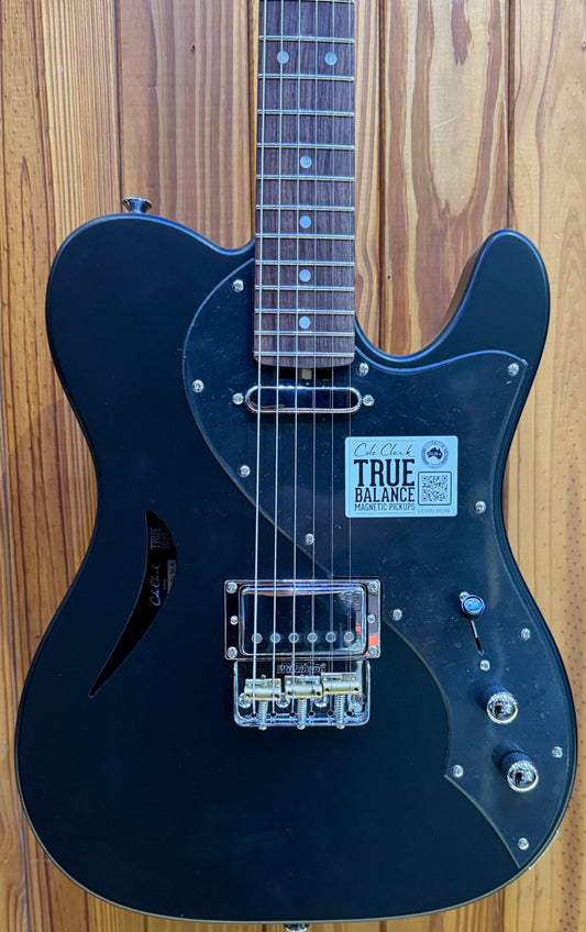 Cole Clark Culprit 3 Semi-Hollow H/S Electric Guitar - Black