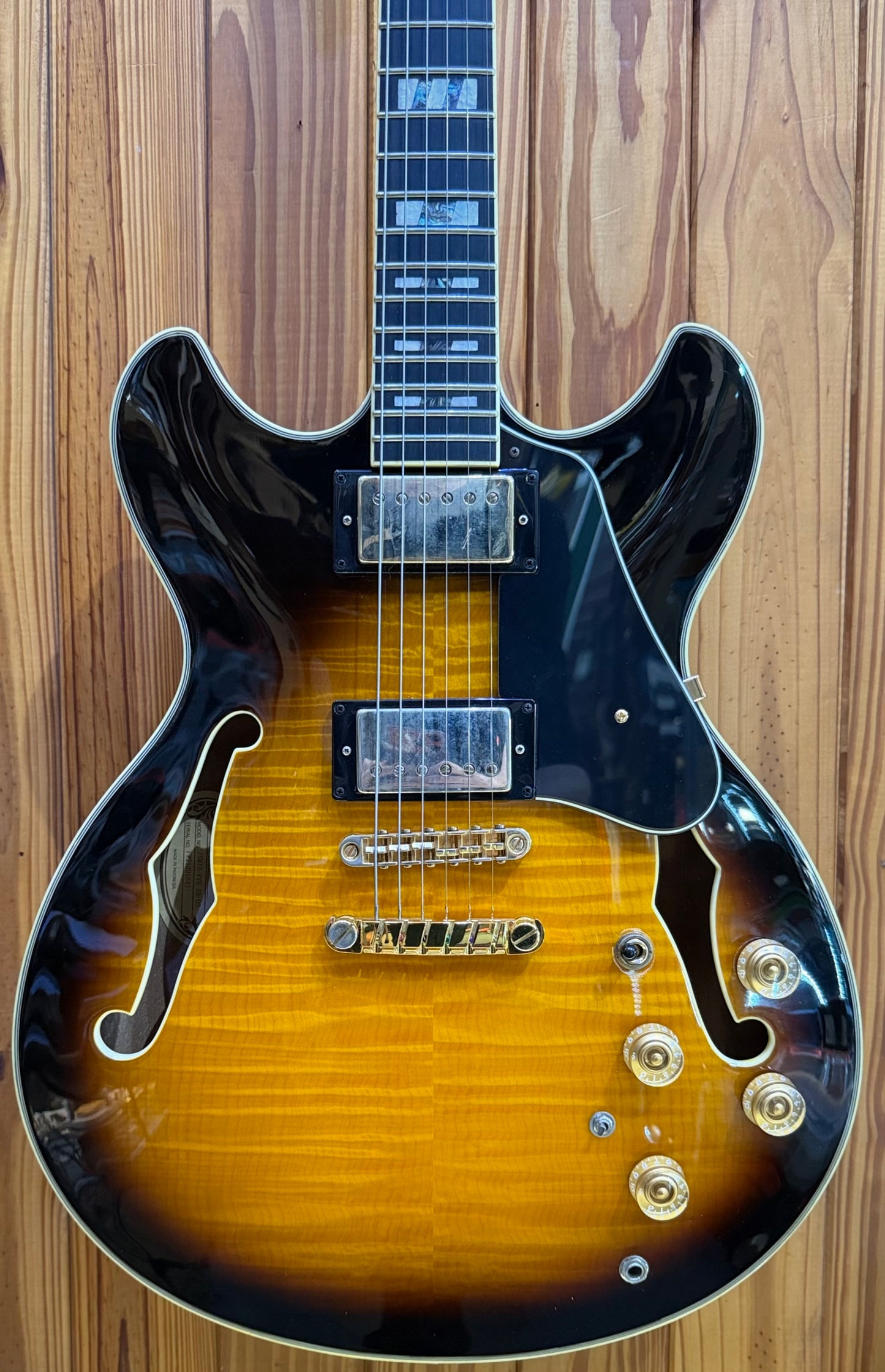 Ibanez JSM10 VYS John Scofield Signature - Vintage Yellow Sunburst - Pre-Loved