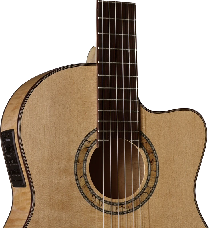 Altura A8F-CE Flamenco Guitar with Cutaway & Pickup