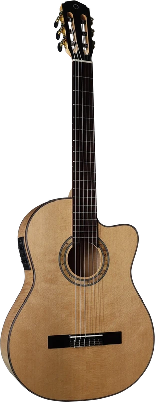 Altura A8F-CE Flamenco Guitar with Cutaway & Pickup
