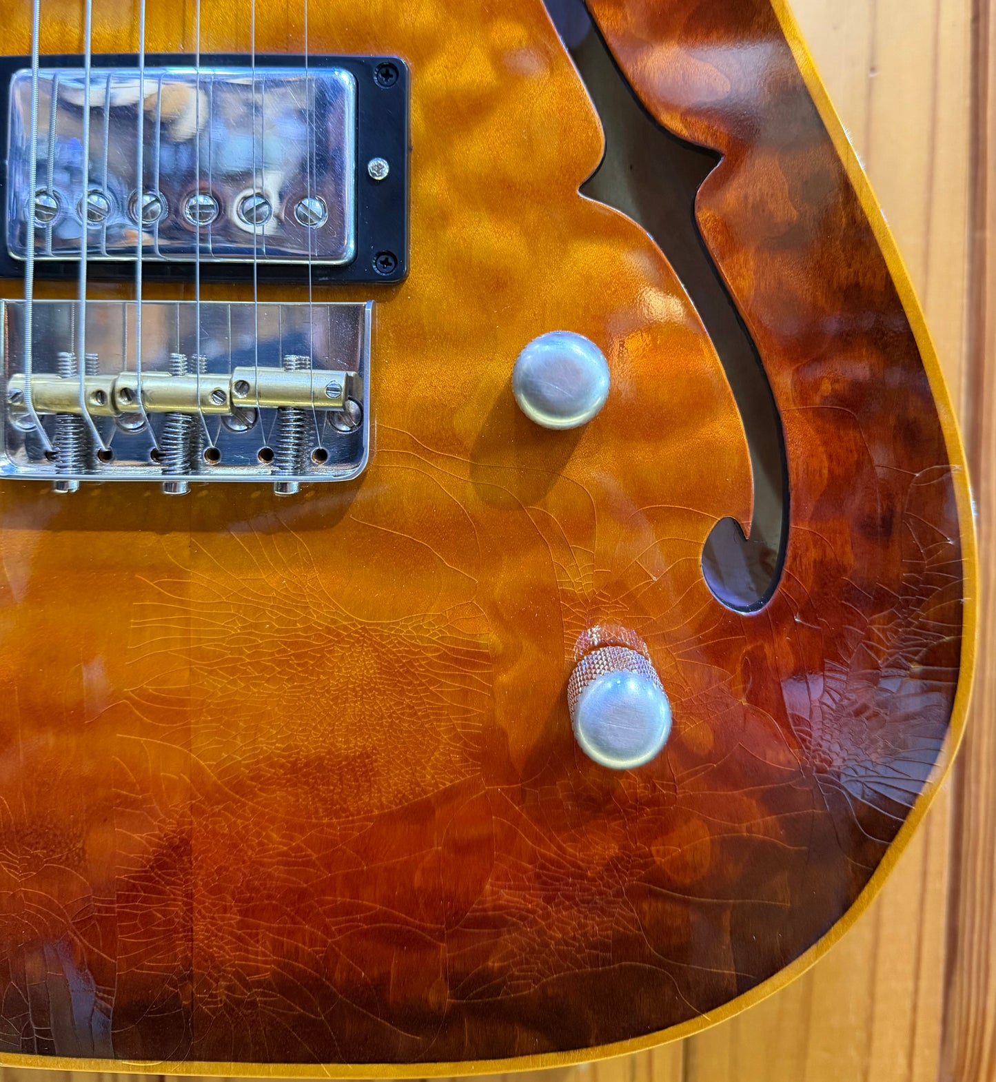 LSL Instruments Soledad DX Semi-Hollow T Style - Hand-Rubbed Sunburst - 'Madagascar'