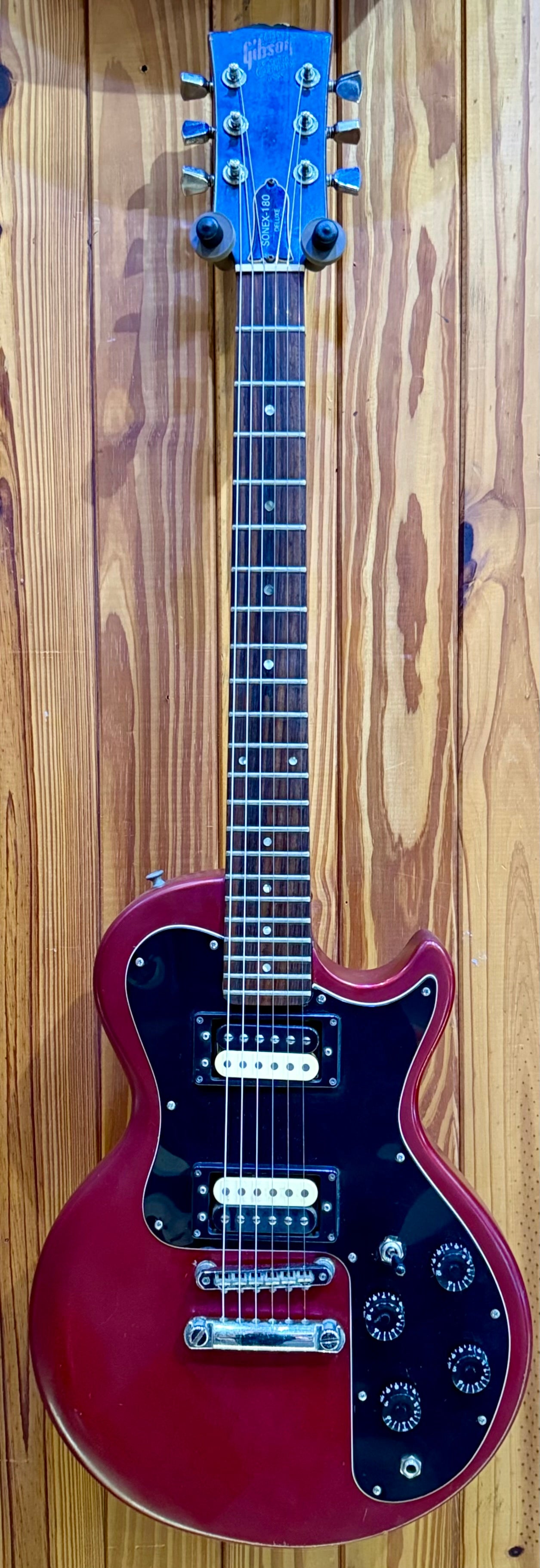 Gibson Sonex 180 Deluxe Electric Guitar - Candy Apple Red - Pre-Loved