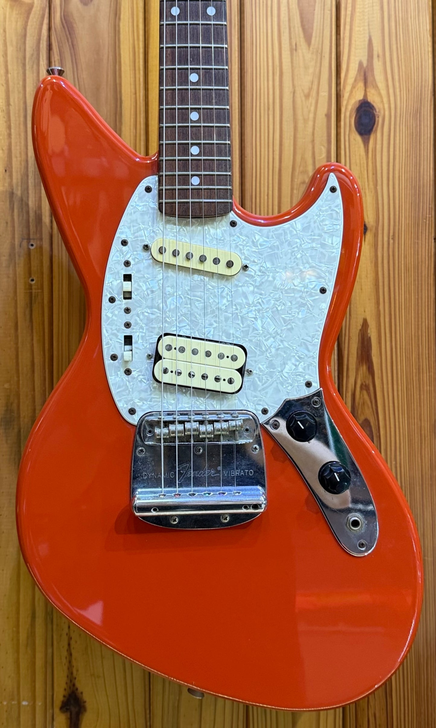 Fender Kurt Cobain Jag-Stang- Fiesta Red - Pre-Loved