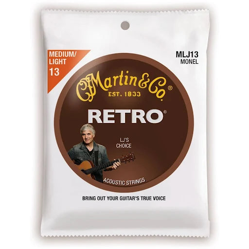Martin & Co MLJ13 Acoustic Retro Monel Medium/Light - 13-56
