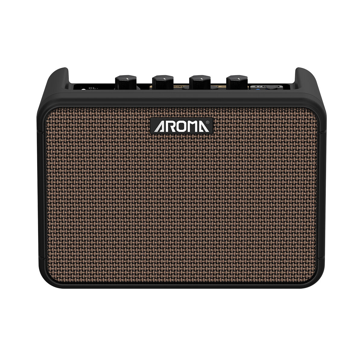Aroma 8W Rechargeable Electric Guitar Amp w/ Drum Machine
