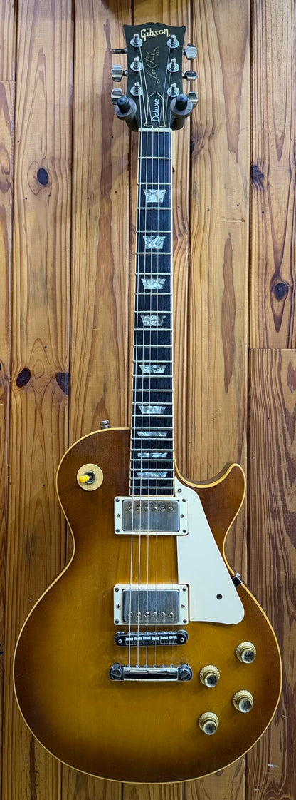 Gibson 1976 Les Paul Deluxe - Modded - Honeyburst - Pre-Loved