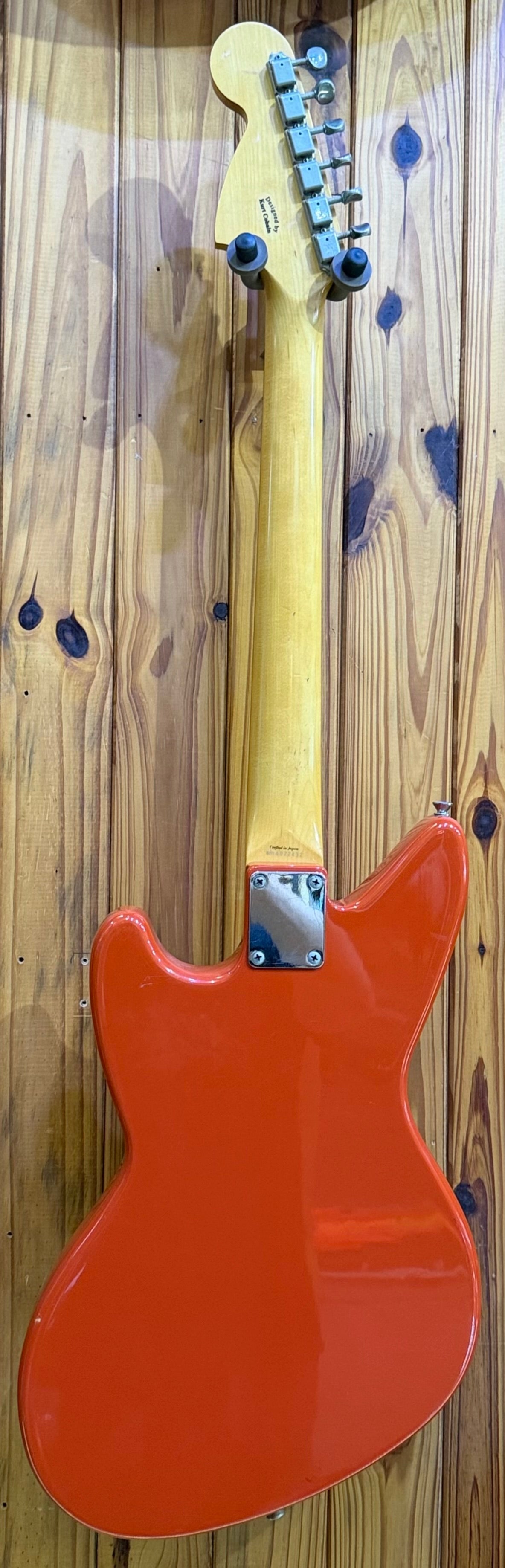 Fender Kurt Cobain Jag-Stang- Fiesta Red - Pre-Loved