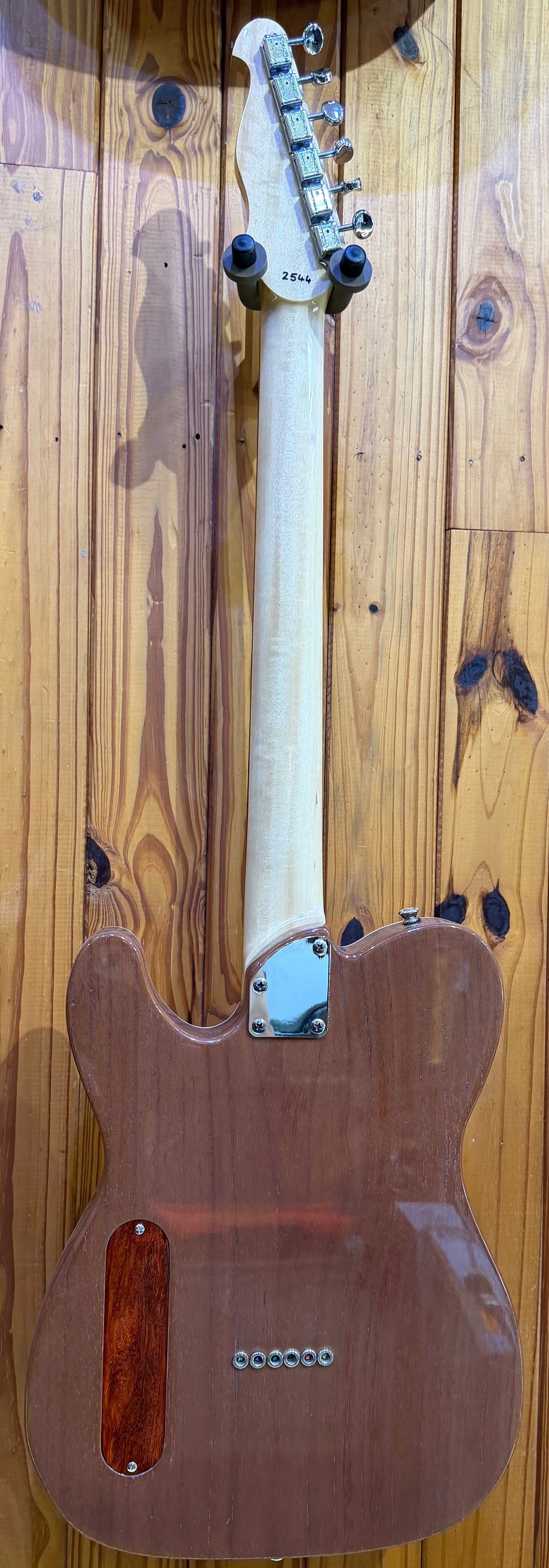 Kendall Guitars T-Type Electric Guitar - Silver Quandong