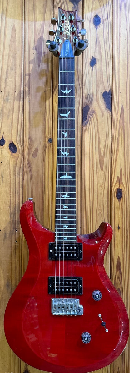 PRS S2 Custom 24 Electric Guitar w/Hardcase - Transparent Red - Pre-Loved